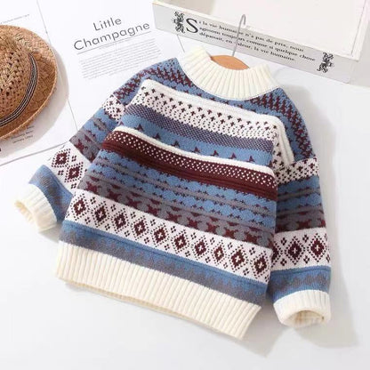 Thickened Head Wool Baby Sweater