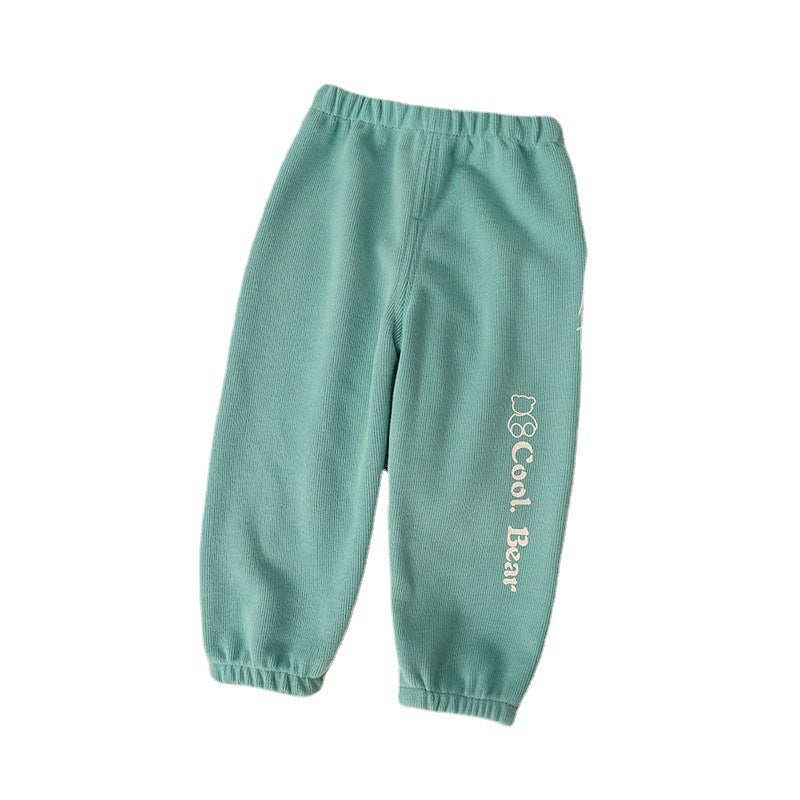 Loose Outer Wear Casual Children Korean Sports Pants