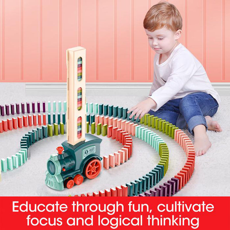 Baby Puzzle Automatic Building Blocks Train Toy