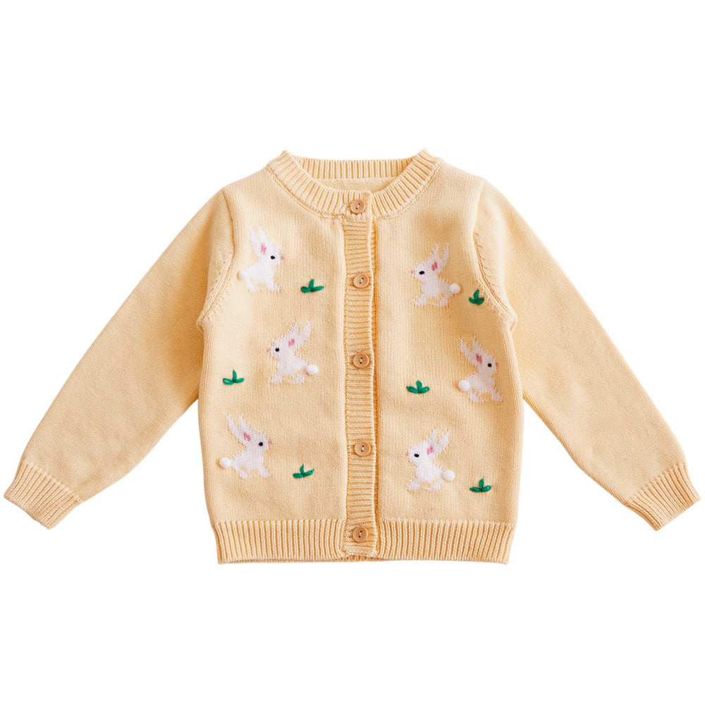 Children's Sweater Knitted Cardigan