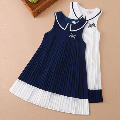 Girls Chiffon Suspender Dress