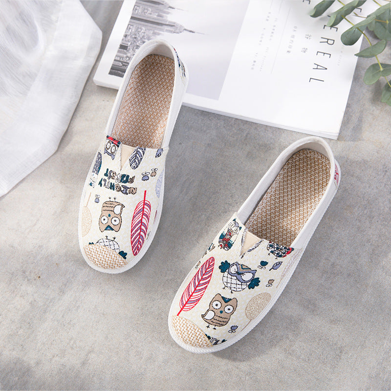 Woman Lazy Canvas Shoes