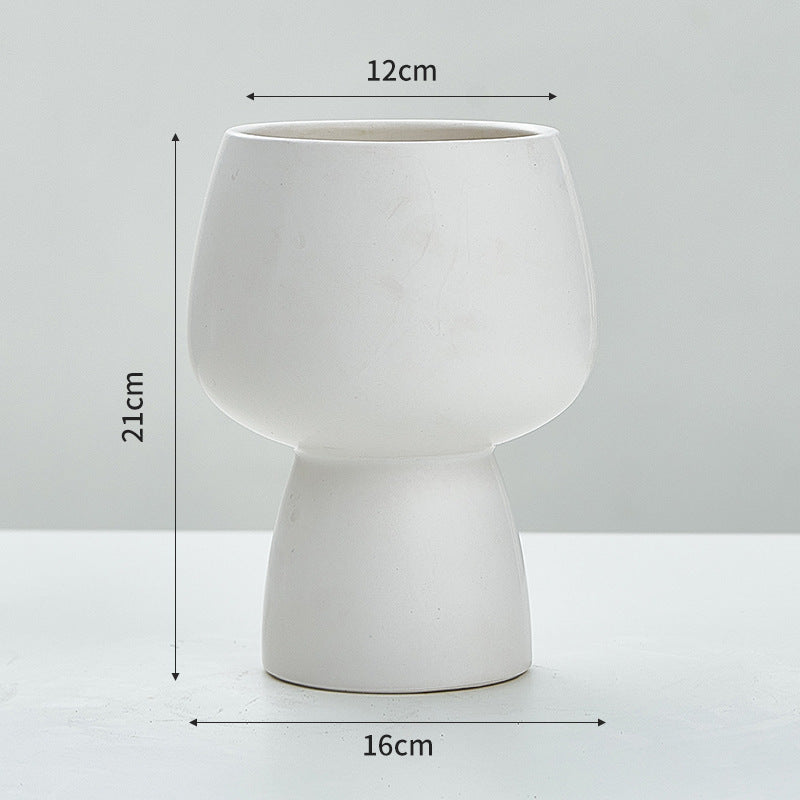 Minimalist Desktop Home Ceramic Flower Ware