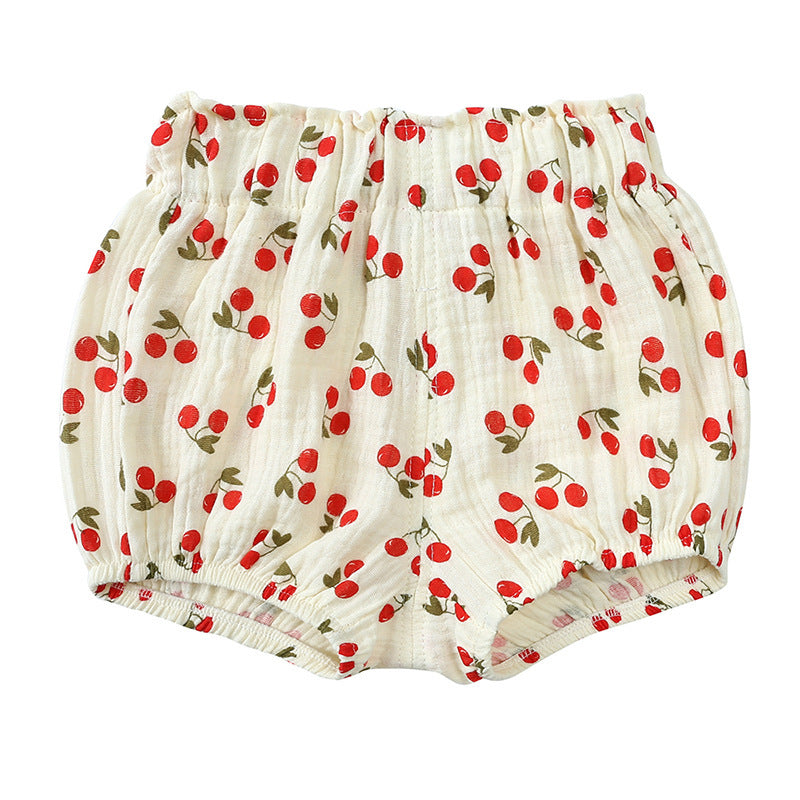 Children's Summer Cute Printed Loose Shorts