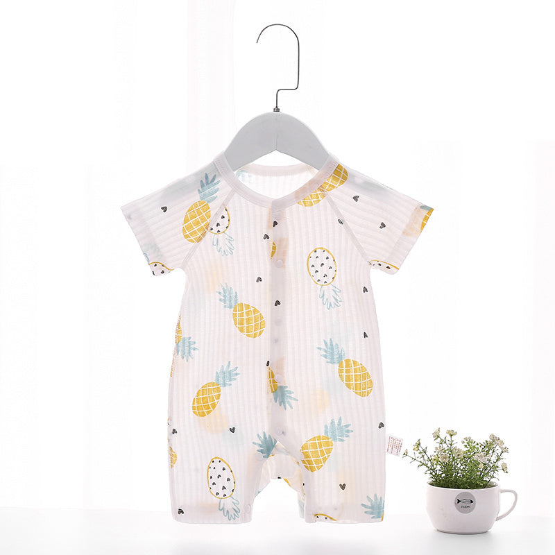 Baby Romper Cotton Short Sleeve Air Conditioning Suit