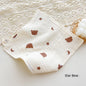 Four-layer Gauze Baby Saliva Towel Floral