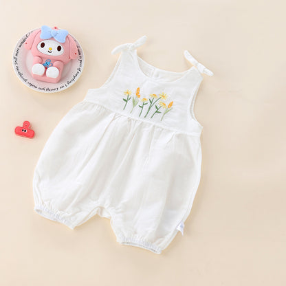 Fashion Personality Cotton Baby Girl Jumpsuit