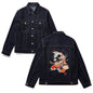 Mens Embroidered Koi Vintage Coat