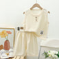 Children's Vest Suit Baby Short Sleeve Two-piece Set