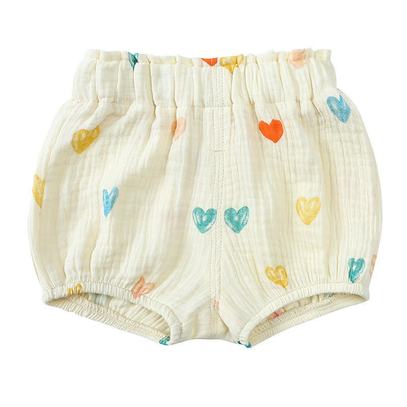 Children's Summer Cute Printed Loose Shorts