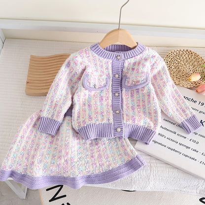 Children's Sweater Loop Thread Three Color Set