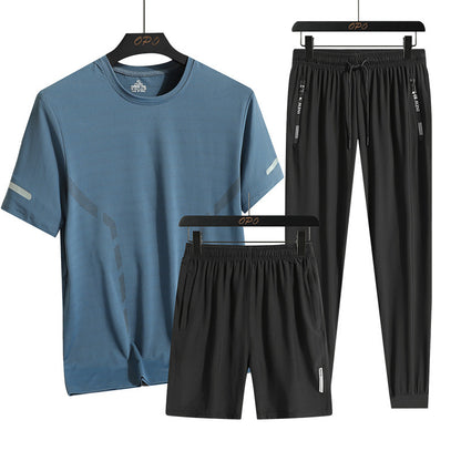 Men's Sports Three-piece Thin Breathable