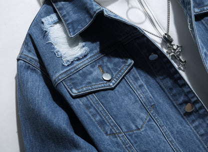 Men's Denim Jacket Shirt