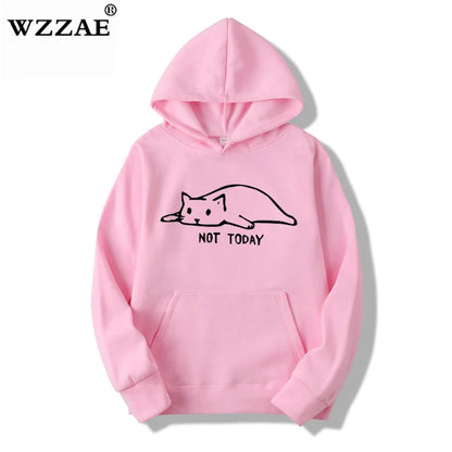 Mens Kawaii Cat pullover Hoodies