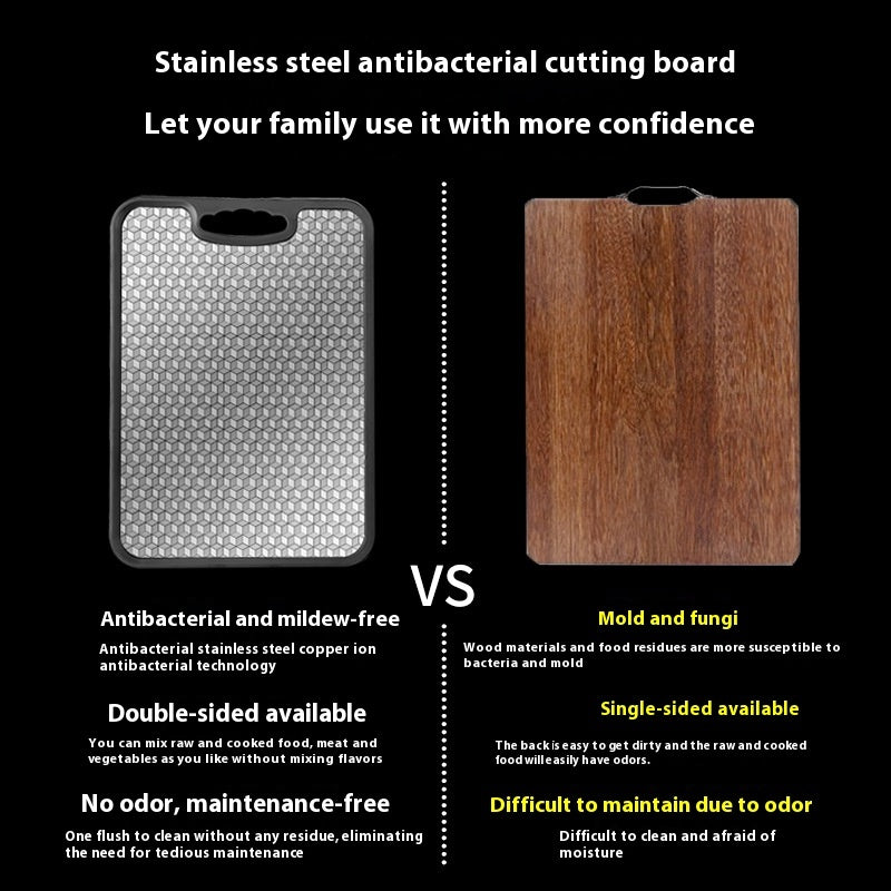 Stainless Steel Antibacterial And Anti Slip Cutting Board