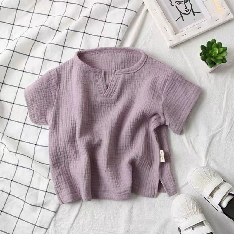 Babies' Short-sleeved Blouse