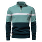 New Color Matching Sweater Men's Clothing