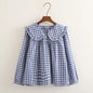 Sweet Cute Princess Style Doll Collar Ruffled Long Sleeve Shirt