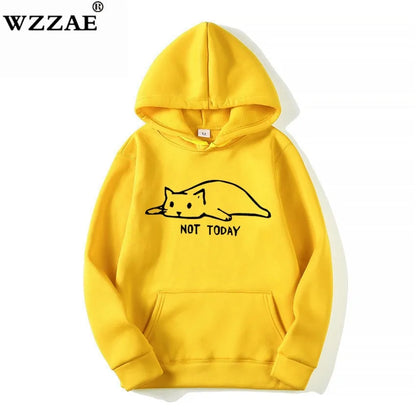 Mens Kawaii Cat pullover Hoodies