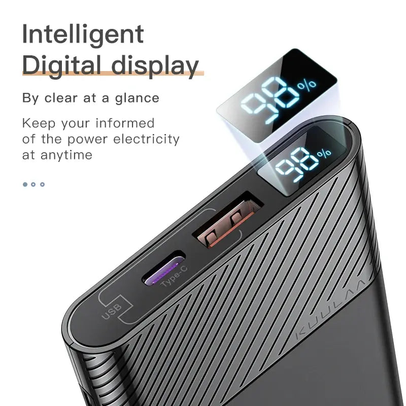 KUULAA Power Bank 10000mAh QC PD 3.0