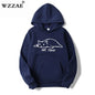 Mens Kawaii Cat pullover Hoodies