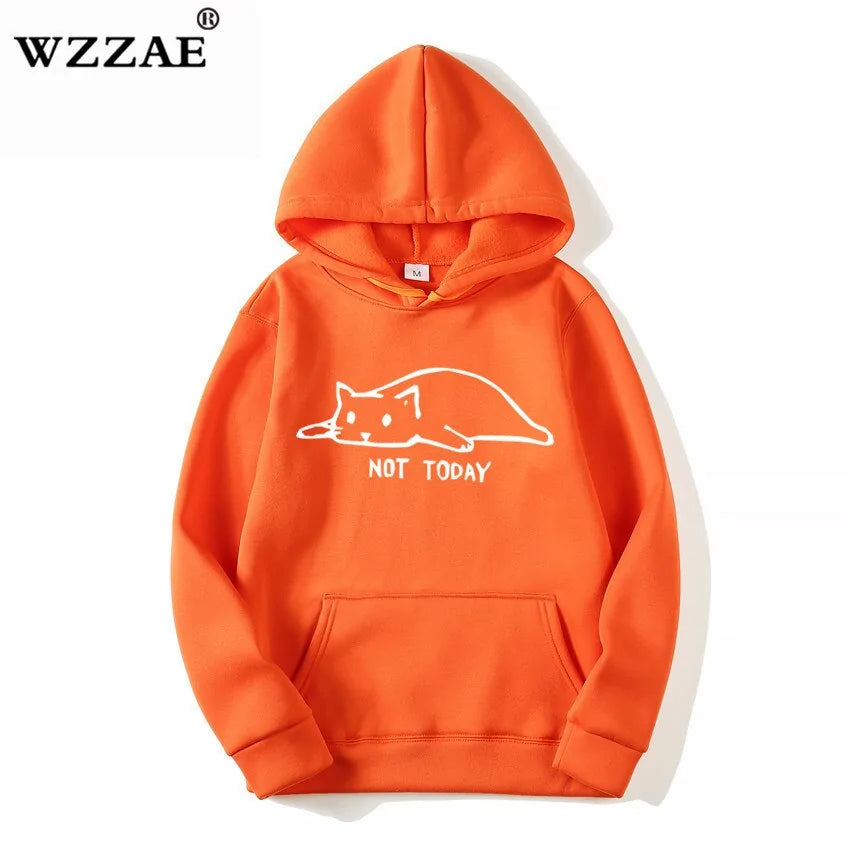 Mens Kawaii Cat pullover Hoodies