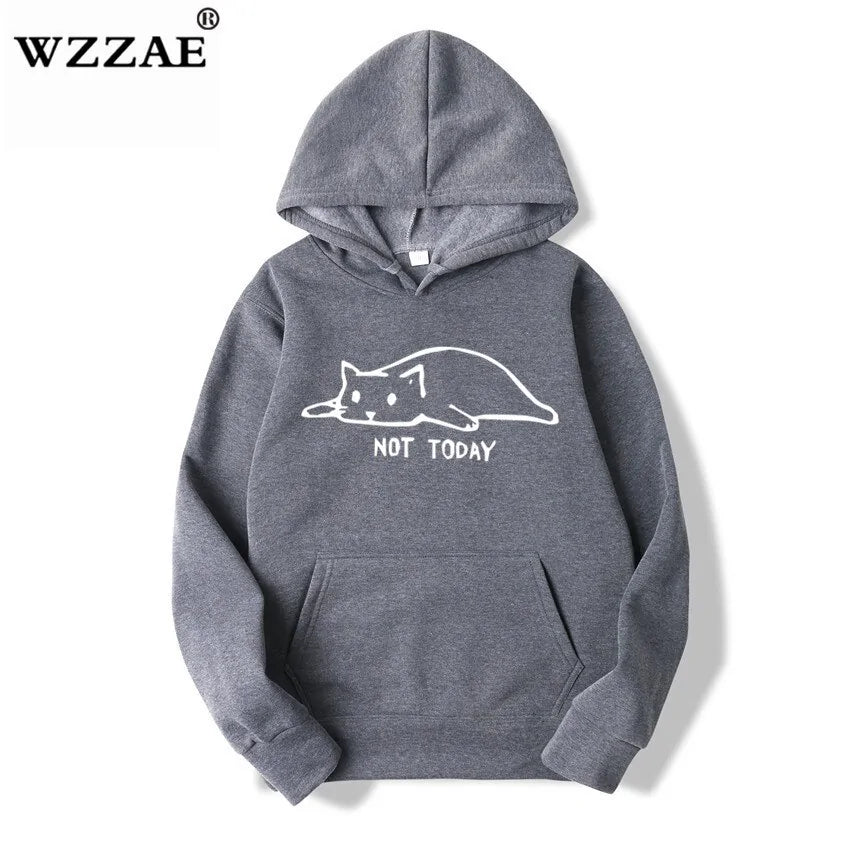 Mens Kawaii Cat pullover Hoodies